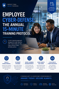 Employee Cyber Defense: The Annual 15 Minute Training Protocol