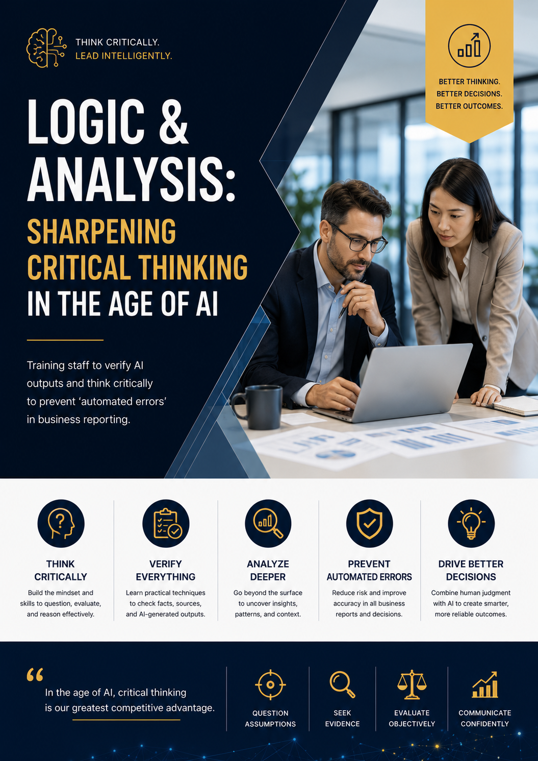 Logic and Analysis: Sharpening Critical Thinking in the Age of AI