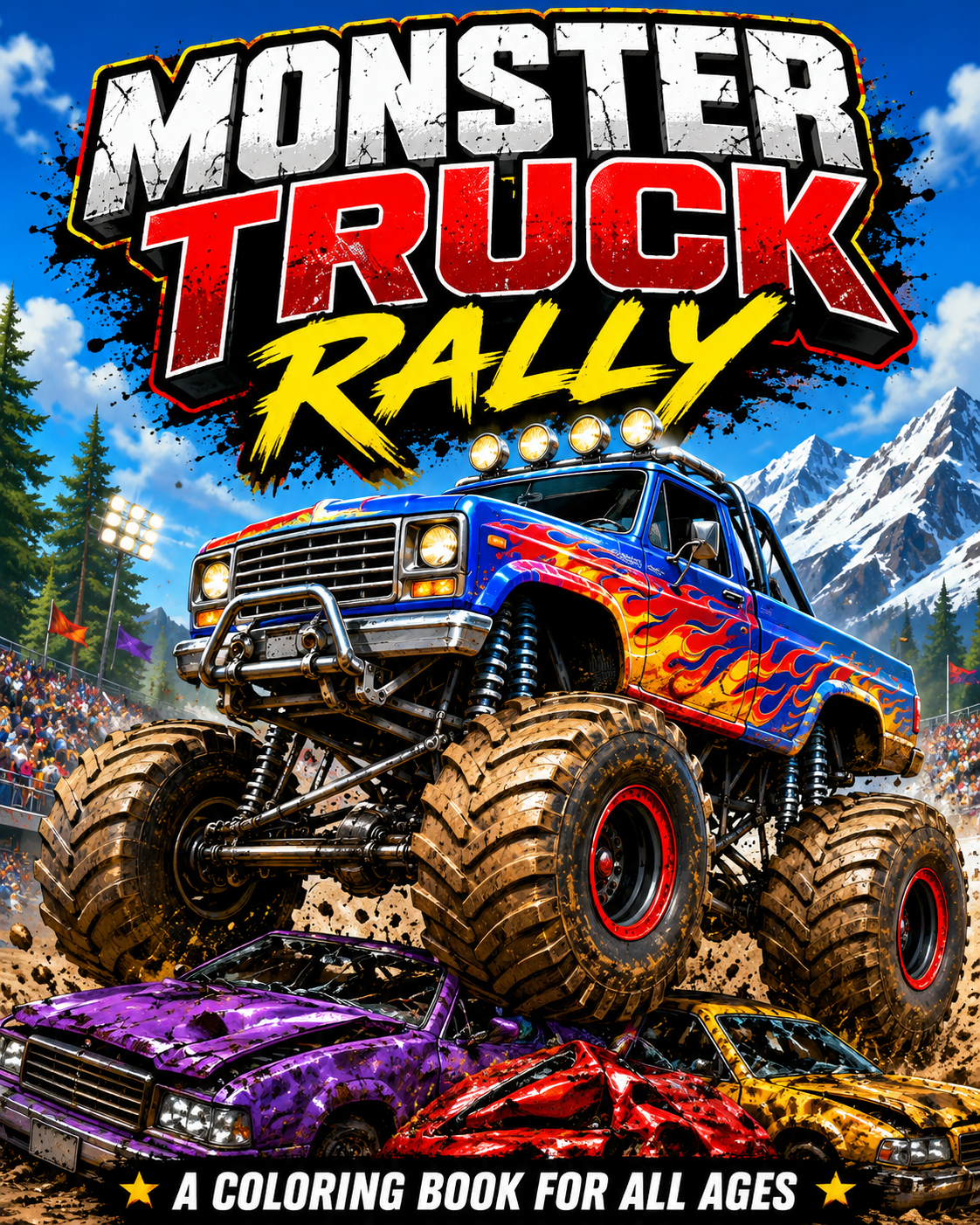 Monster Truck Rally Coloring Book