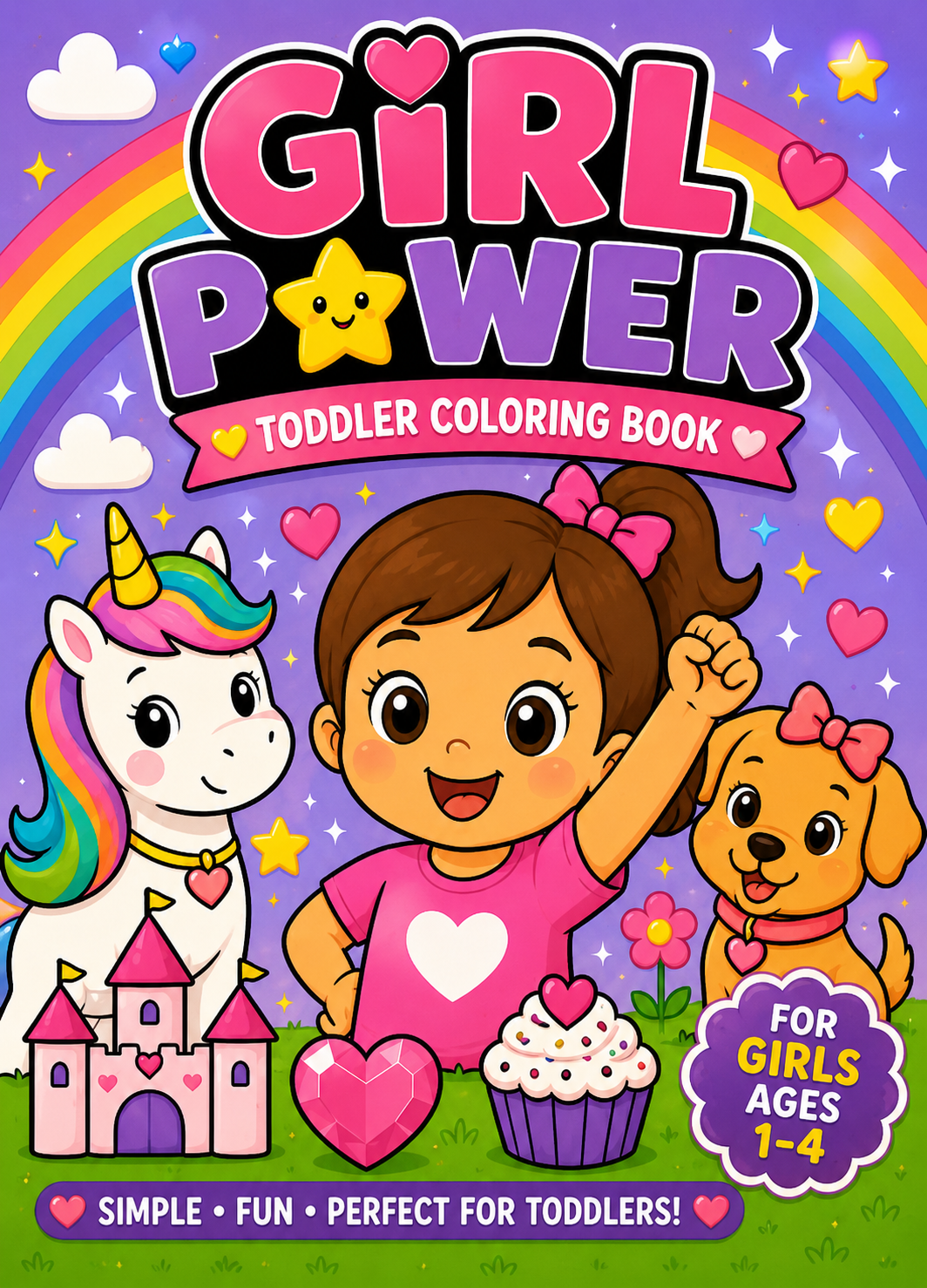 Girl Power Coloring Book