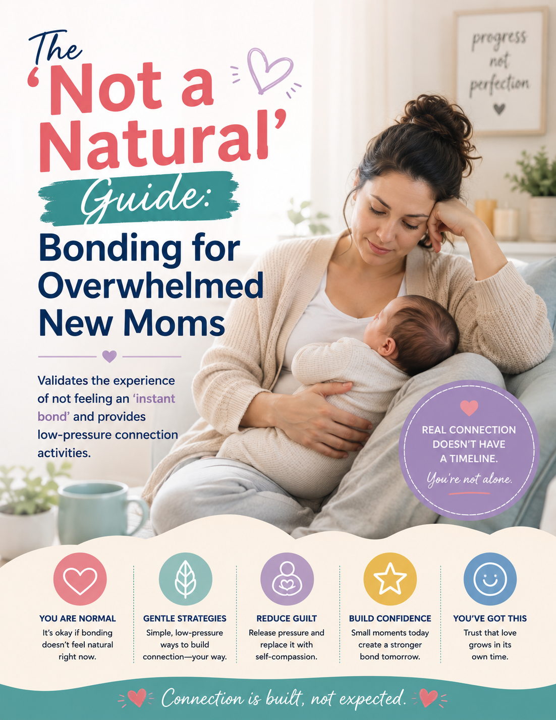 The 'Not a Natural' Guide: Bonding for Overwhelmed New Moms