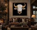 Digital Print Wall Art Buffalo BLACK