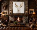 Wall Art Deer WHITE