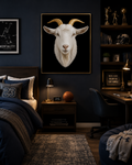 Wall Art Goat BLACK